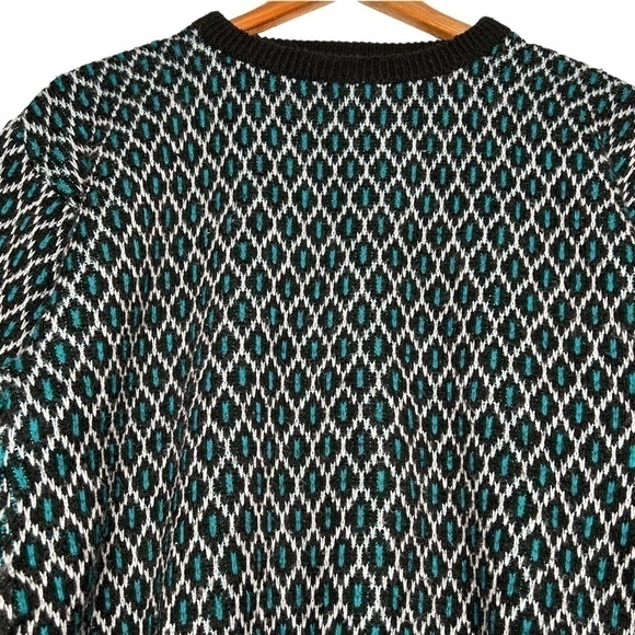 Vintage Patterned Jantzen Made in USA Sweater - Picture 3 of 5